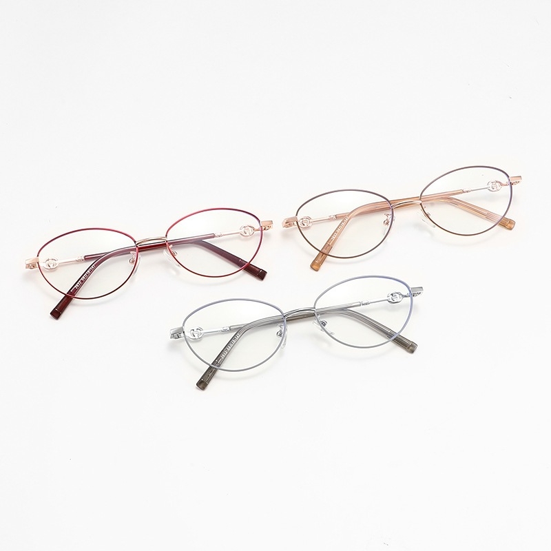 Olvasó szemüveg, ovális titán keret, PC lencsék anti-kék fény és sugárzás elleni védelem