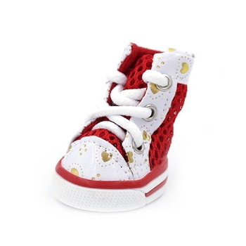 Kutyacipő – Légáteresztő hálós anyag, Vízálló, Csúszásmentes, Kopásálló, Szabadidő stílus (Anyag: sandwich mesh)