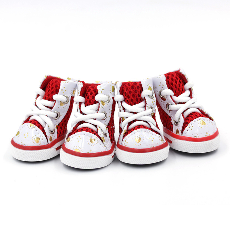 Kutyacipő – Légáteresztő hálós anyag, Vízálló, Csúszásmentes, Kopásálló, Szabadidő stílus (Anyag: sandwich mesh)