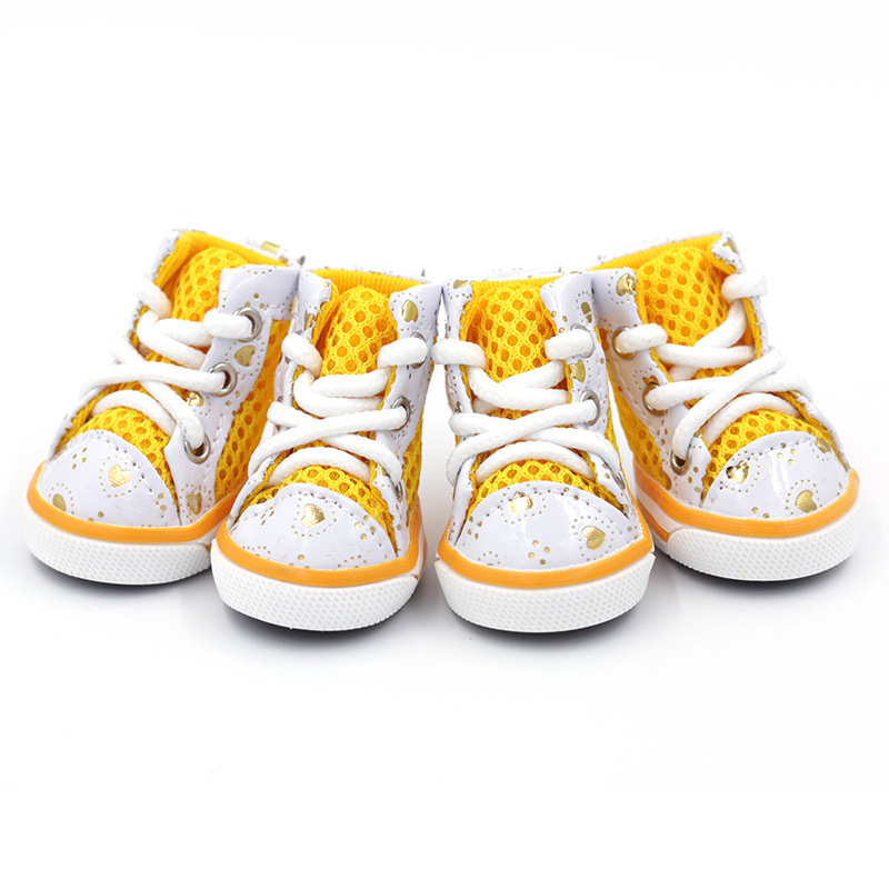 Kutyacipő – Légáteresztő hálós anyag, Vízálló, Csúszásmentes, Kopásálló, Szabadidő stílus (Anyag: sandwich mesh)