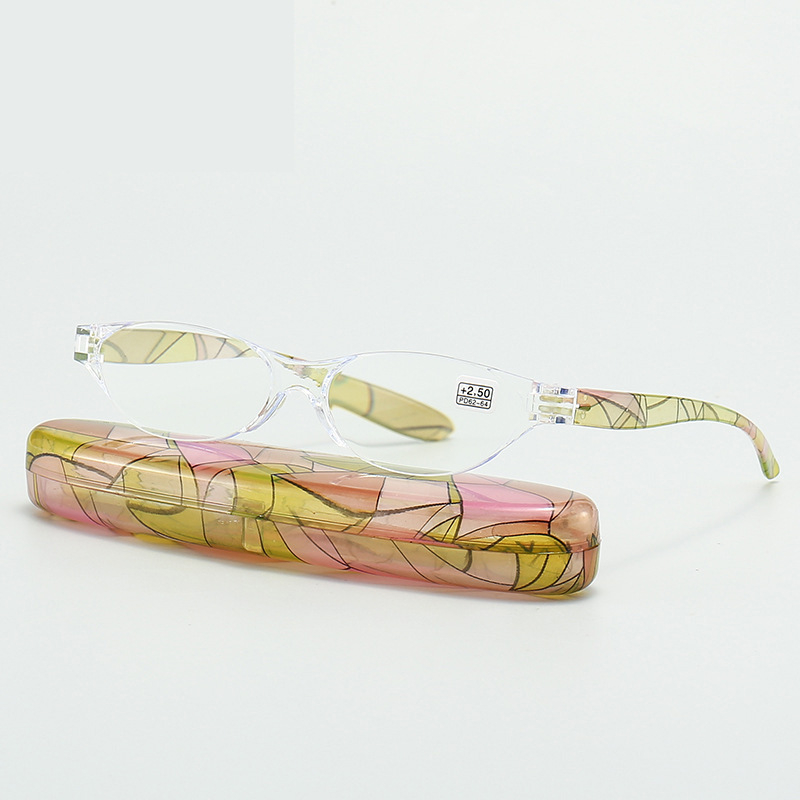 Olvasószemüveg anti-kékfény védelemmel, clip-on keret, titánötvözet keret, irodalmi retro stílus, négyszögletes arcformához