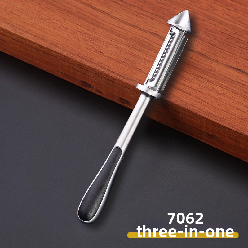 Ošúpač na ovocie a zeleninu zinkovej zliatiny, kuchynský viacúčelový nástroj (Materiál: zinková zliatina; Funkcia: viacúčelová; Kategória: ošúpač)