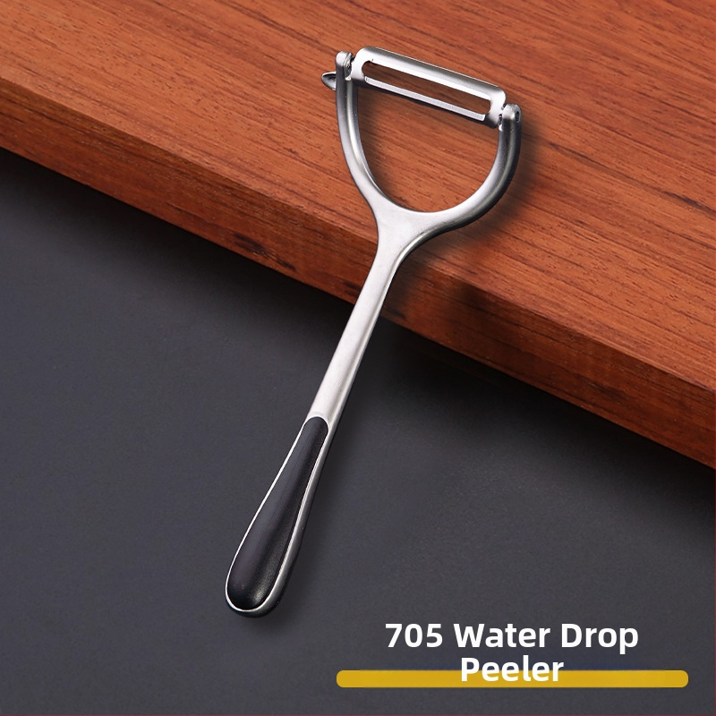 Ošúpač na ovocie a zeleninu zinkovej zliatiny, kuchynský viacúčelový nástroj (Materiál: zinková zliatina; Funkcia: viacúčelová; Kategória: ošúpač)