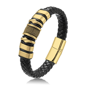 Geometriai cinkötvözet karkötő, elektroplatált, uniszex, pár-stílusú hip-hop, modell LB1349