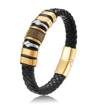 Geometriai cinkötvözet karkötő, elektroplatált, uniszex, pár-stílusú hip-hop, modell LB1349