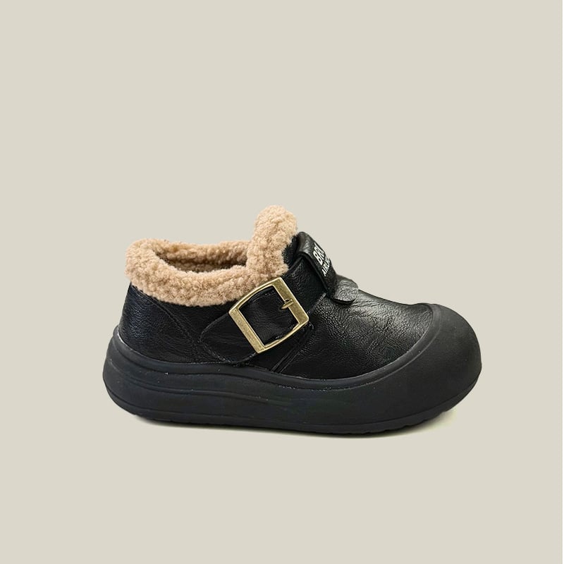 Детски снежни ботуши, корейски стил, нисък ток; за деца 4–16 г; горен материал: супер влакна; подметка: гума; закопчаване: велкро