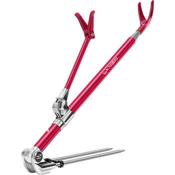 Rozsdamentes acélből készült horgászbot állvány, többirányú forgatással és összecsukható kivitel