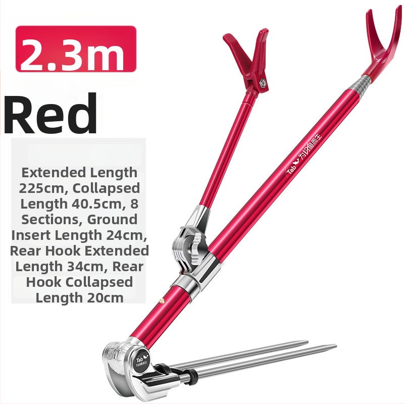 Držiak na rybárske prúty z nerezovej ocele s otočením v rôznych smeroch a skladacím dizajnom