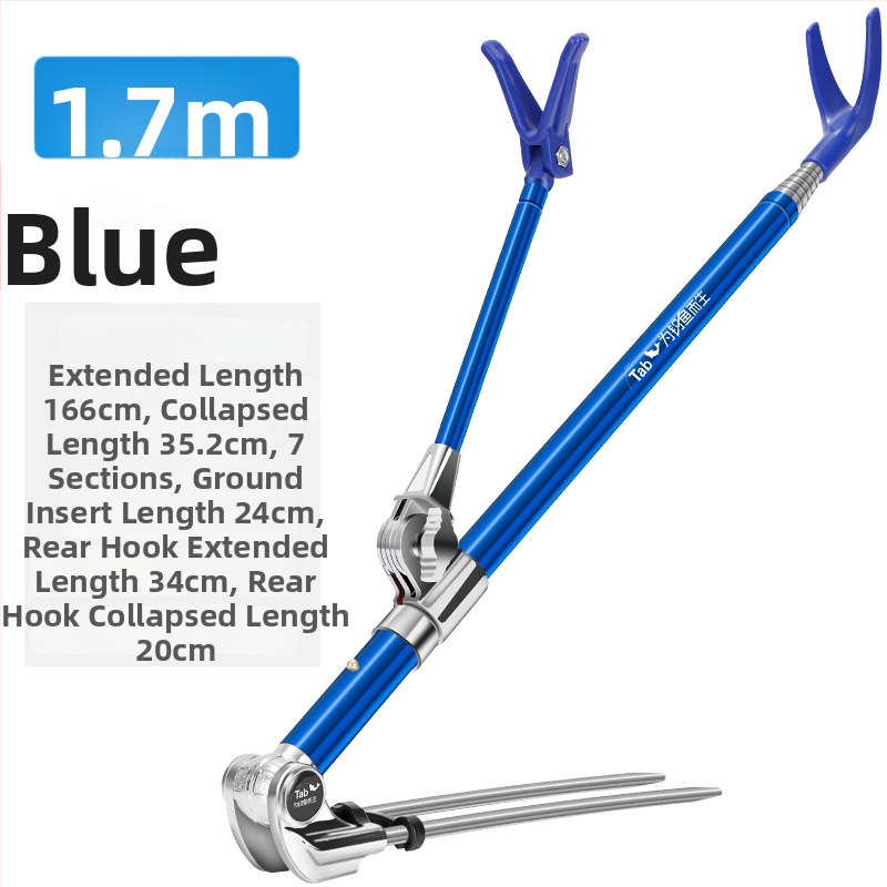 Držiak na rybárske prúty z nerezovej ocele s otočením v rôznych smeroch a skladacím dizajnom