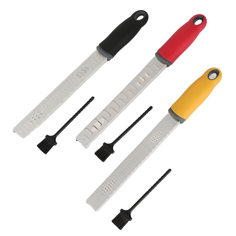 304 rozsdamentes acélból készült multifunkcionális sajtreszelő, csokoládéreszelő, citrom- és gyümölcsreszelő, kaparó