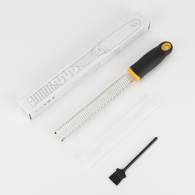 304 rozsdamentes acélból készült multifunkcionális sajtreszelő, csokoládéreszelő, citrom- és gyümölcsreszelő, kaparó