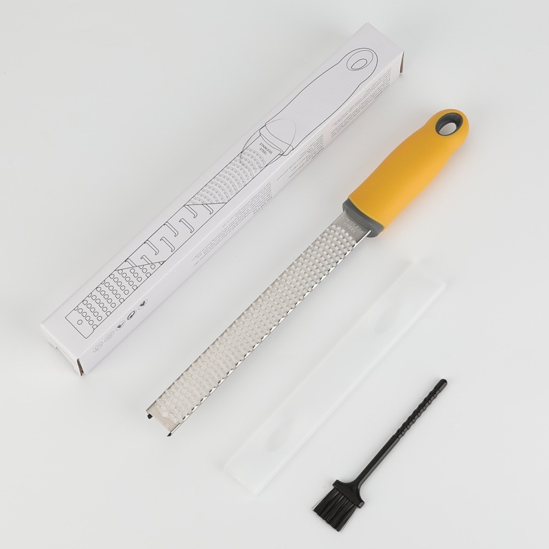 304 rozsdamentes acélból készült multifunkcionális sajtreszelő, csokoládéreszelő, citrom- és gyümölcsreszelő, kaparó