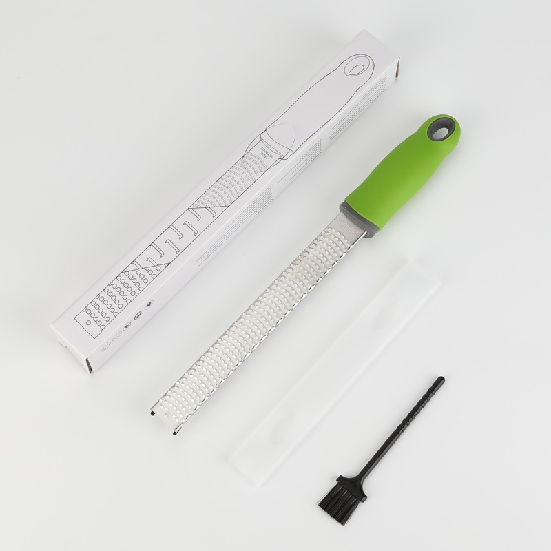 304 rozsdamentes acélból készült multifunkcionális sajtreszelő, csokoládéreszelő, citrom- és gyümölcsreszelő, kaparó