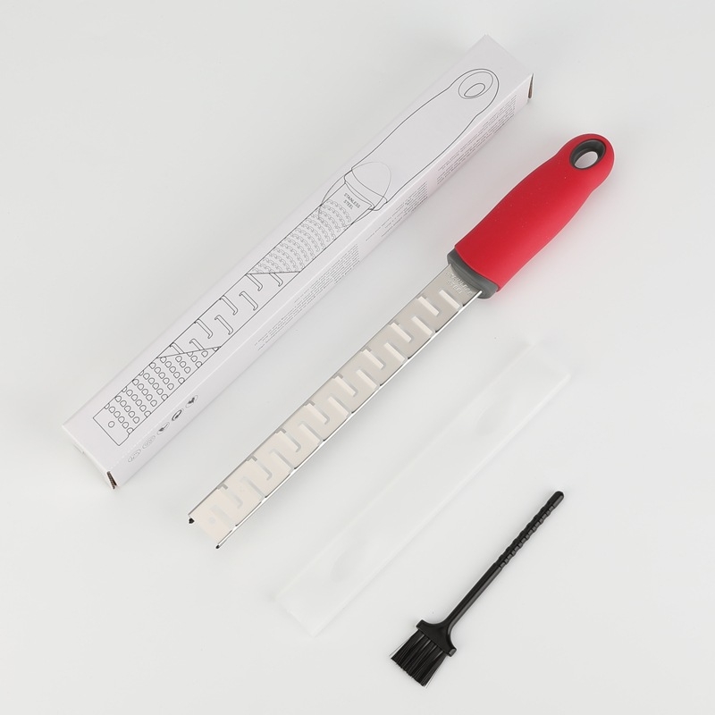 304 rozsdamentes acélból készült multifunkcionális sajtreszelő, csokoládéreszelő, citrom- és gyümölcsreszelő, kaparó