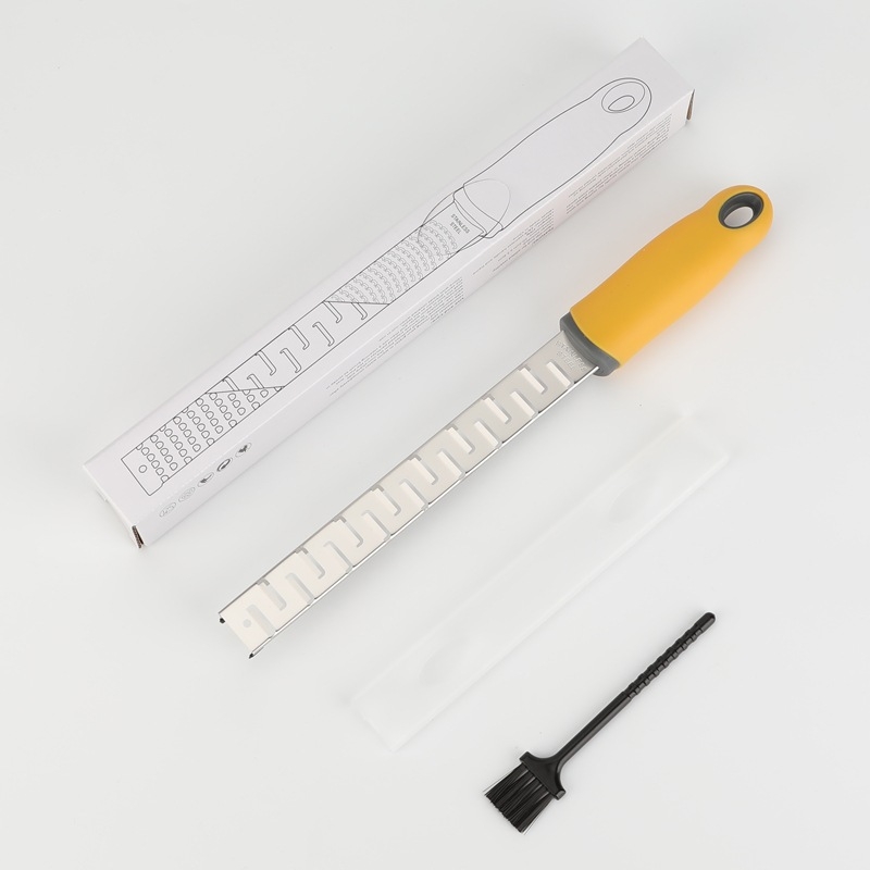 304 rozsdamentes acélból készült multifunkcionális sajtreszelő, csokoládéreszelő, citrom- és gyümölcsreszelő, kaparó