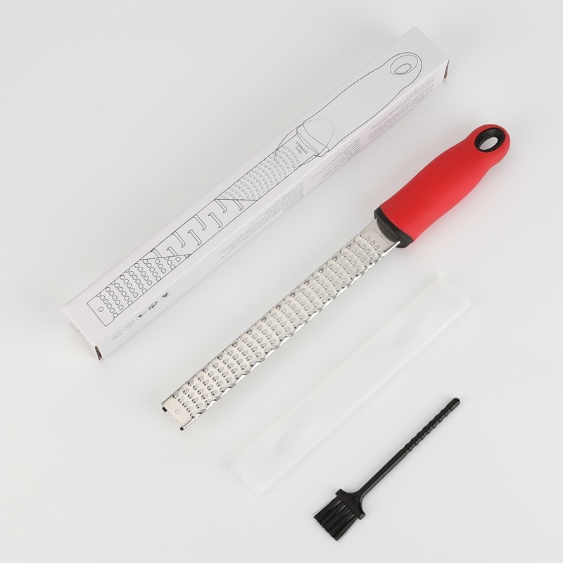 304 rozsdamentes acélból készült multifunkcionális sajtreszelő, csokoládéreszelő, citrom- és gyümölcsreszelő, kaparó