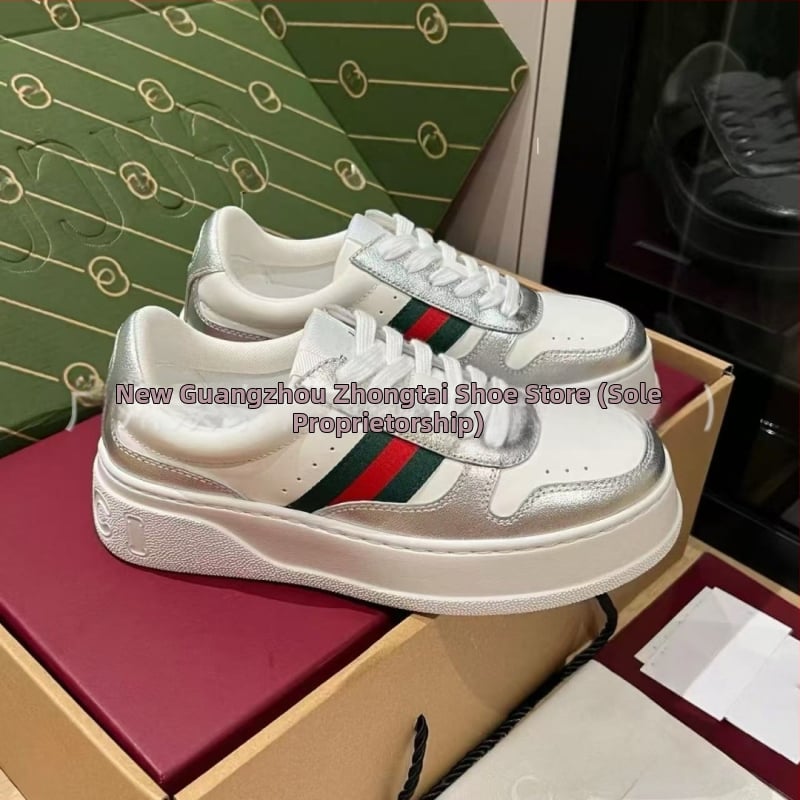 G Home ретро кецове за мъже и жени, унисекс, Горна част: телешка кожа + изкуствена кожа + плат, Дебела пета за повдигане, Шнуровка, Подметка от гума