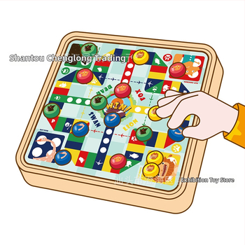 Mágneses zsebasztali játék: Ludo és Gomoku, műanyag, összecsukható és hordozható, oktató játék család számára