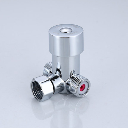 Réz hőmérséklet-szabályozó szelep forró és hideg vízhez – kiegészítő szenzoros csaphoz, márka TEGREE, meleg/hideg víz szabályozása, plating felületkezelés, modern minimalista stílus