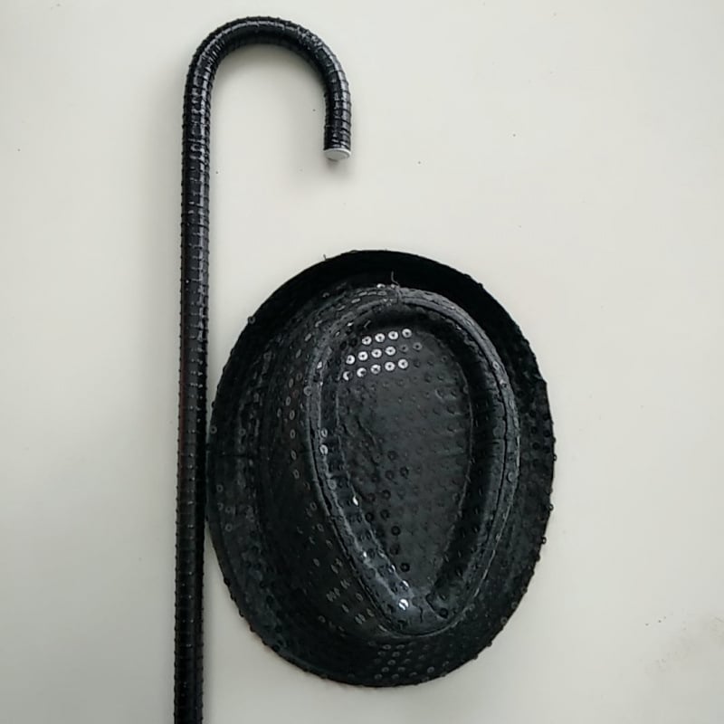 Σετ καλαμάκι χορού με στρας και καπέλο – για ενήλικες; βάρος 1,0 kg; υλικό: άλλος