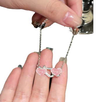 Réz karkötő patkó alakú csattal és cirkón beépítéssel, női könnyű luxus stílusú geometriai dizájn, 2024 őszi megjelenés