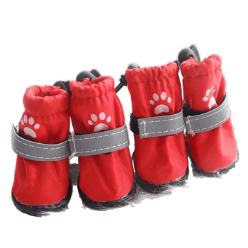 Kutyák esőcsizmái – 4 darabos készlet, vízálló, kutyáknak, modern minimalist stílus