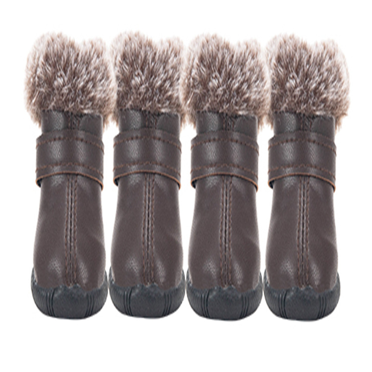 LOVOYAGER Kutyacipő - vízálló, csúszásmentes, meleg, kopásálló, plüss bélés (4 db)