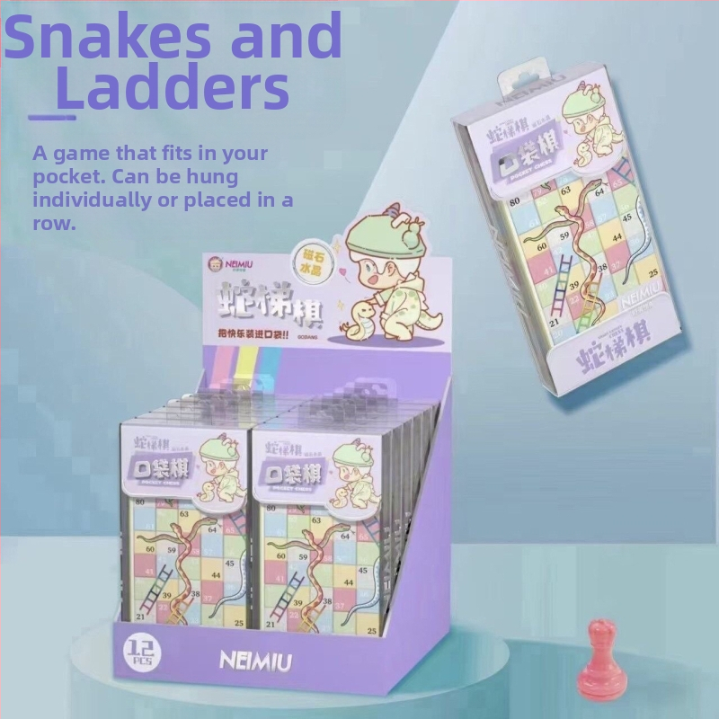 Mini mágneses zseb sakk gyermekeknek, összecsukható, mágneses sakk és dáma, műanyagból, 4–14 évesek