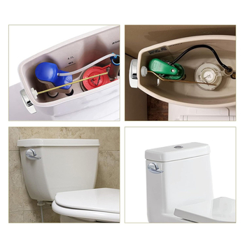 WC tartálygomb réz-ABS rúddal – modern minimalist kapcsoló kiegészítő