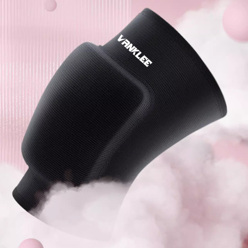 Tánc- és görkorcsolya térdvédő – ütődés elleni védelem, párnázás habszivaccal, poliészter, 70 g, alkalmas táncra, görkorcsolyázásra és fitneszre