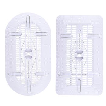 Mojia ABS WC-fedél guggoló vécéhez, modern minimalista stílus, modell 15, lyukak közötti távolság standard