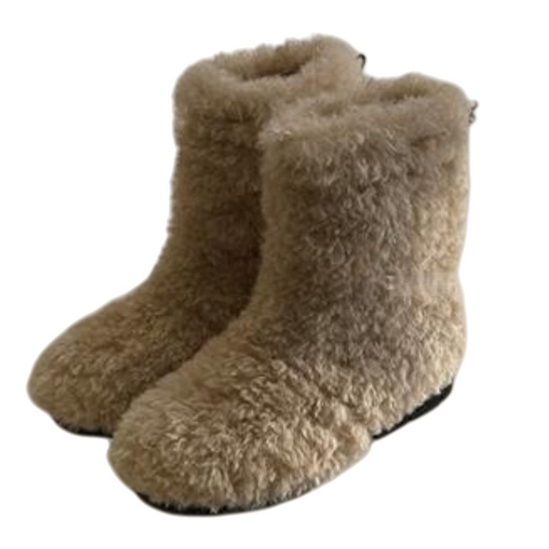 Női téli hócsizma - magas szárú, külső műszőrme, belső műszőrmés bélés, gumírozott talp, 1–3 cm sarok, téli 2025