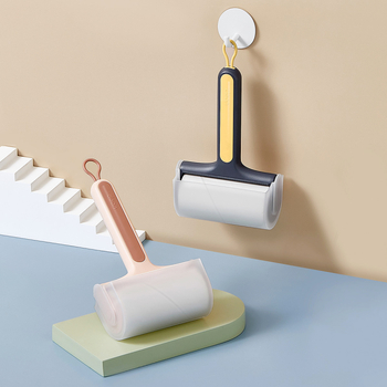 Ruhák és háziállatok számára készült tapadó szőr eltávolító roller, kontrasztos dizájn, Származás: Zhejiang, Anyag: Egyéb, Kategória: Tapadó szőr eltávolító roller