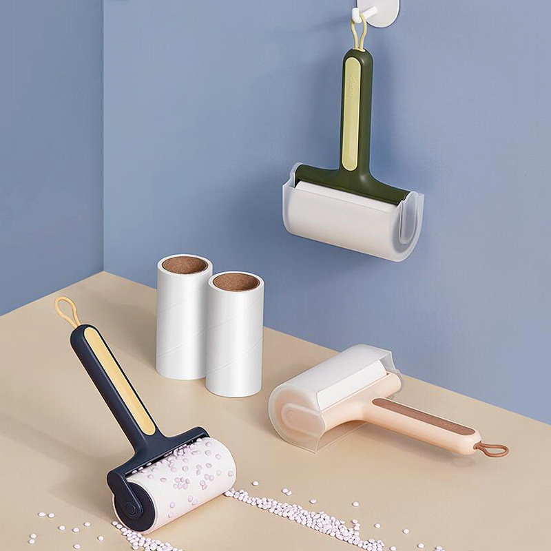 Ruhák és háziállatok számára készült tapadó szőr eltávolító roller, kontrasztos dizájn, Származás: Zhejiang, Anyag: Egyéb, Kategória: Tapadó szőr eltávolító roller