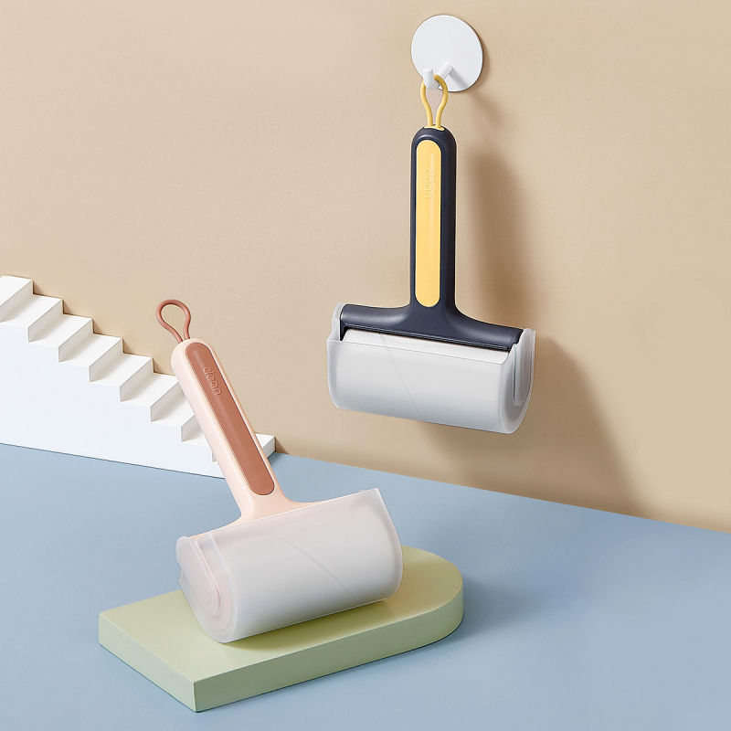 Ruhák és háziállatok számára készült tapadó szőr eltávolító roller, kontrasztos dizájn, Származás: Zhejiang, Anyag: Egyéb, Kategória: Tapadó szőr eltávolító roller