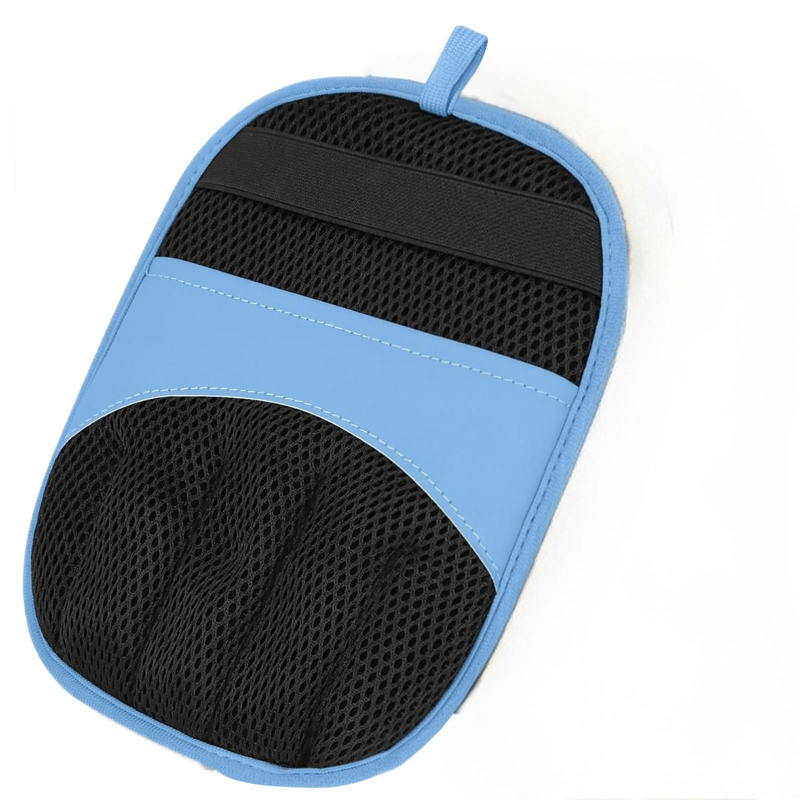 Állatbarát statikus szőrtelenítő kesztyű íves fejjel hosszú szőrű macskáknak; anyagok: hálózati szövet + magas sűrűségű pamut + ragadós szőrrel borított textília + PU bőr; bevezetés 2025 tél