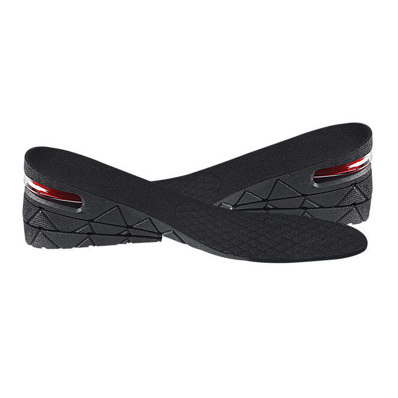 Magasságot növelő talpbetét levegő párnával, 8 cm emelés, légáteresztő, csúszásmentes.