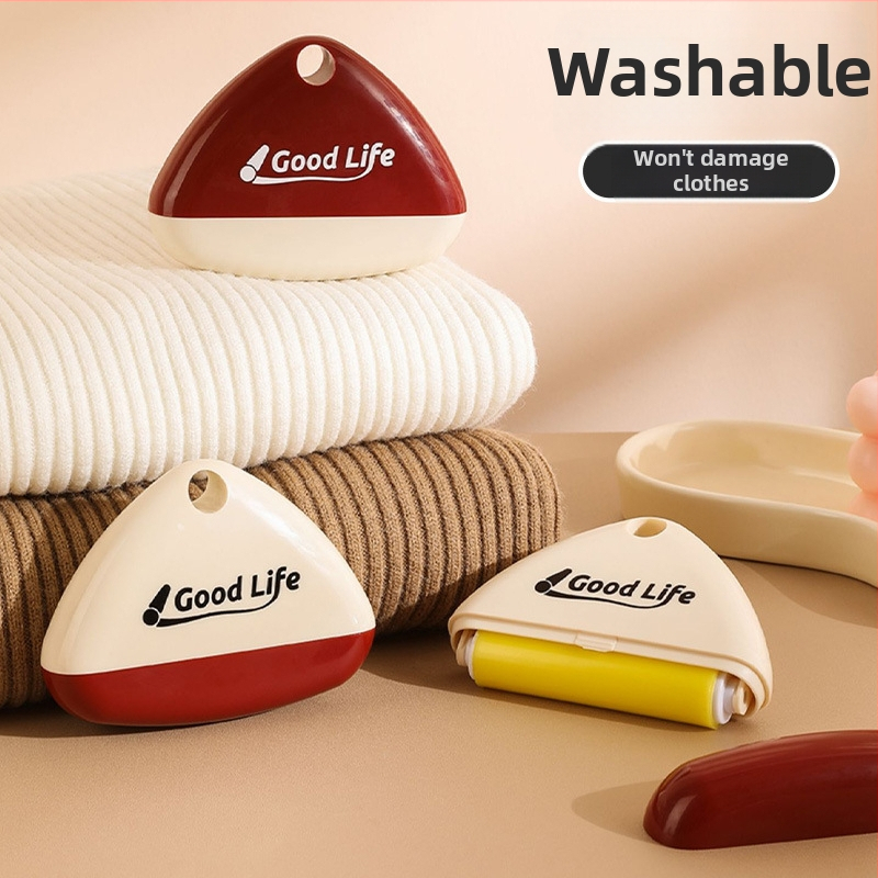 Opakovane použiteľný umývateľný valec na odstránenie srsti pre domáce zvieratá, prenosný s okrúhlou hlavou, ABS materiál, vhodný pre malé psy