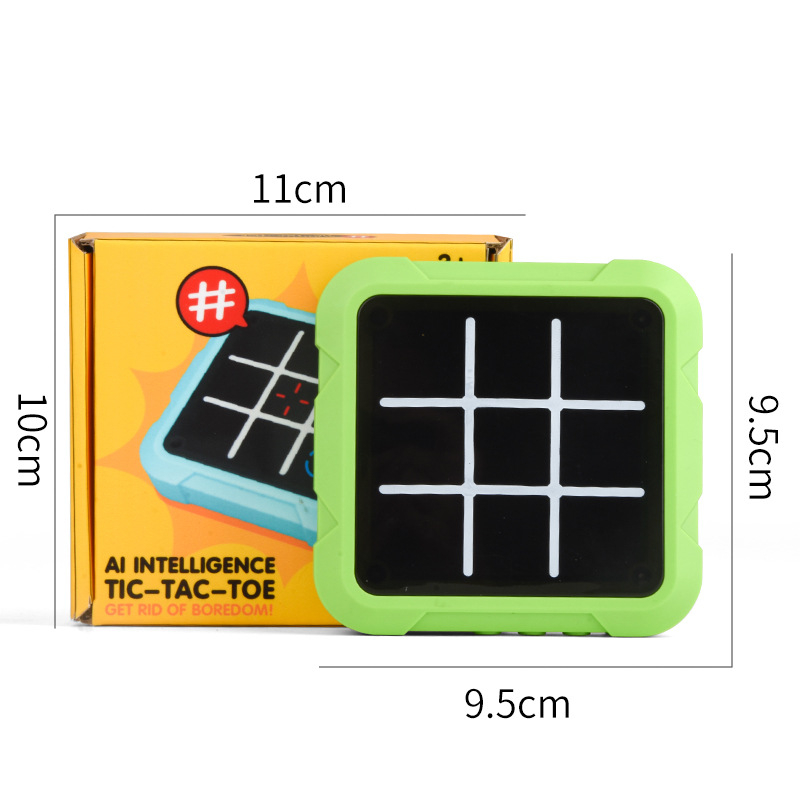 Egyben elektronikus játéktábla AI-vel Tic-Tac-Toe és Gomoku játékokhoz; műanyag kivitel; 4–6 éveseknek.