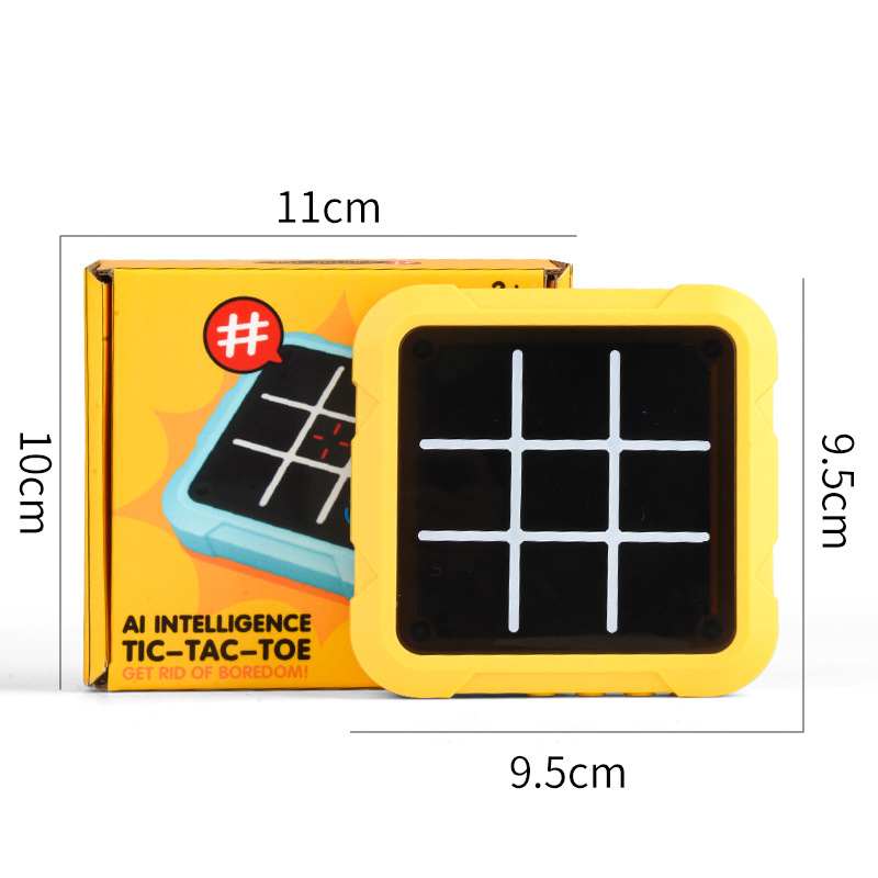 Egyben elektronikus játéktábla AI-vel Tic-Tac-Toe és Gomoku játékokhoz; műanyag kivitel; 4–6 éveseknek.