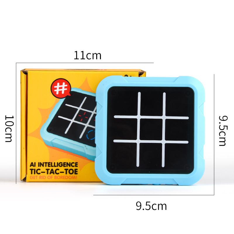 Egyben elektronikus játéktábla AI-vel Tic-Tac-Toe és Gomoku játékokhoz; műanyag kivitel; 4–6 éveseknek.