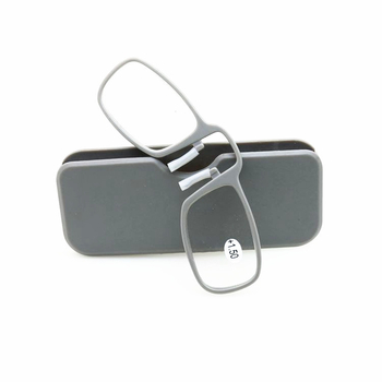 Clip-On olvasó szemüveg, divatos és személyre szabott stílus, kompakt és könnyű, TR90 keret, akril aszferikus lencsék