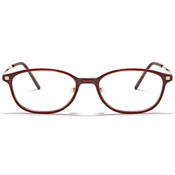 Presbiopikus olvasó szemüveg kékfény elleni védelemmel - teljes keret, fém+PC keret, minimalistán elegáns dizájn, kis méretű arcokra