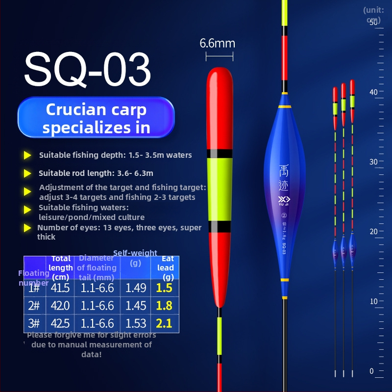 Horgászúszó – ultra vastag, hosszú hatótávolságú, rendkívül érzékeny, vastag farokú vad horgászúszó, karpas és vad karpa, kompozit anyag