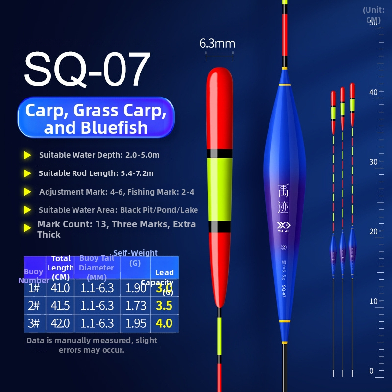 Horgászúszó – ultra vastag, hosszú hatótávolságú, rendkívül érzékeny, vastag farokú vad horgászúszó, karpas és vad karpa, kompozit anyag