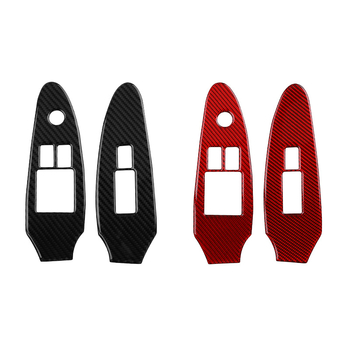 Szénszálas ablakemelő gombkeret Nissan 370Z Z34-hez, ragasztóval, logó nyomtatás lehetősége, Guangzhouban készült