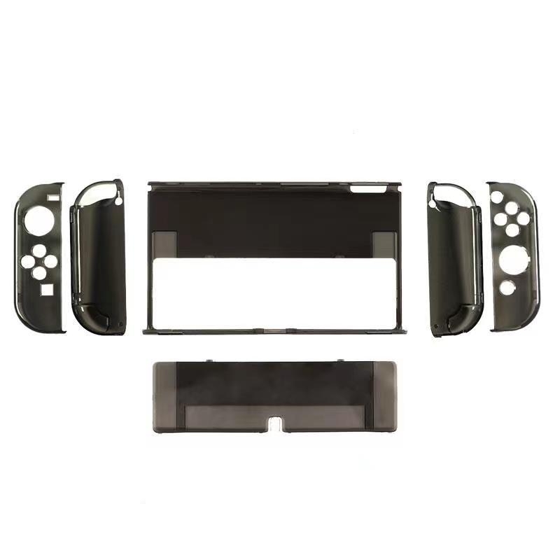 Nintendo Switch OLED védőtok - Átlátszó PC, Kemény és vékony, injektálással gyártott, 6 darabos készlet