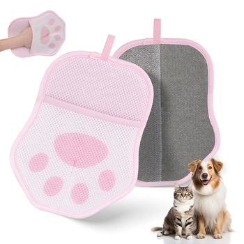 Elektrostatne rukavice za uklanjanje dlaka kućnih ljubimaca – za pse i mačke, alat za njegu, Materijal: Sandwich network, Marka: So Prosperous, Nije uvezeno