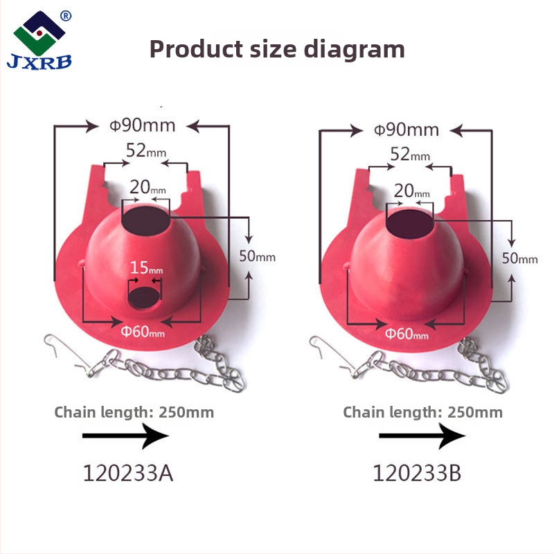 Amerikai stílusú WC-tank kiegészítők, gumiból készült anyag, JXRB márka, kézi működés, testreszabható logó, súly 0,057 kg