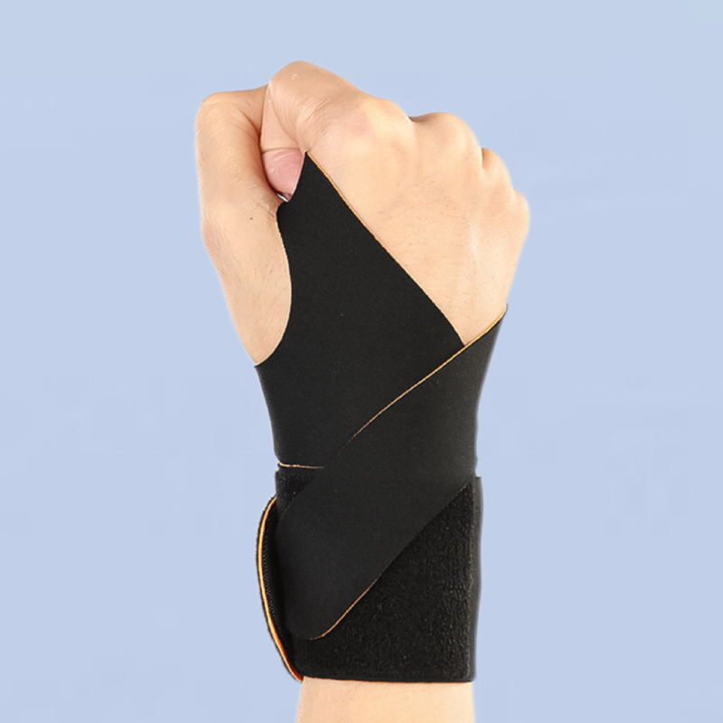 Nylon csuklóvédő, sportkarszalag badmintonhoz, alkalmas futáshoz, kerékpározáshoz és asztaliteniszhez